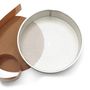 Perforated St.Steel Round Mold Removable Base Ø24X6,5 Cm