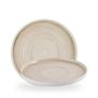 Stonecast Canvas Natural Walled Plate 27.5cm