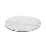 En Scene Round Tray 20Cm Nacryl White Marble