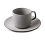 EQUINOXE Tea Cup And Saucer 20Cl Pepper