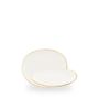 Stonecast Barley White / Opal Organic Plate  / 18.5cm