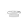 GRAVITY High Plate 132x50mm crystal - H:50cm