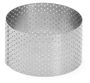 Perforated St-Steel Tart Ring Straight-DIA: 24 H 4,5