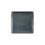 STON BLUE Plate flat square coupe 23cm - H:15cm