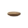 GRAVITY Raised Plate 132x28mm oak - H:28cm