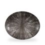 Stone Quartz Black Orbit Oval Coupe Tallerken 31.7 X 25.5Cm