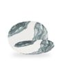 Inked Tide Black / Opal Organic Plate  / 26cm