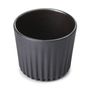 Pekoe Kopp 8Cl Black Smooth Dark Metal