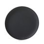 Caractere Black Dinner Plate 26Cm Matt slate style
