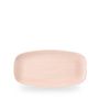 Stonecast Canvas Coral Chefs Oblong Plate 29.8cm 15.3cm