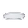 Caractere Oval Ildfast 46,5 x 28,7 x 3 cm White Cumulus