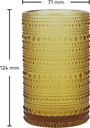 JUPITER Longdrink Amber 79 - 350ml - Ø7,1cm - H:124cm