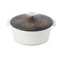 Revolution 2 Rund Cocotte 10.25''/26Cm Matt Slate Style Induction Cosmos G