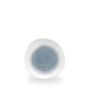 Raku Topaz Blue Rund Trace Tallerken 18.6Cm