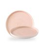 Stonecast Canvas Coral Walled Plate 26cm