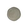 STON GREY Plate flat round - Ø25,5cm - H:20cm