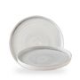 Stonecast Canvas Grey Walled Plate 27.5cm