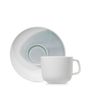 CONFLUENCE Espresso Cup And Saucer 8Cl Fjord Alabaster white