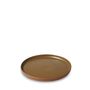 CONTRE JOUR Plate 21cm Mocha brown