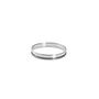 St. Steel Tart Ring, Rolled Edge Ht 2 C