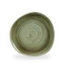 Stonecast Patina Burnished Green Rund Trace Tallerken 28.6Cm
