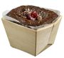 Solia Wooden Punnet 70X70X55 Mm With Baking Paper 25 Stk. (C&C)