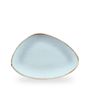 Stonecast Duck Egg Triangle Chefs Tallerken 30.4 X 20.5Cm