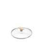Glass Lid- B Bois-Beechwood Knob 24cm