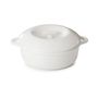 Bombance Round Cocotte 29Cm Induction With Porcelain Lid Alabaster White