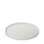 CONTRE JOUR Plate 30cm Alabaster white