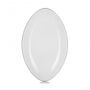 EQUINOXE Oblong Plate 36Cm White Cumulus