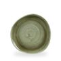 Stonecast Patina Burnished Green Rund Trace Tallerken 26.4Cm