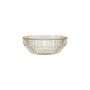 ARCHIE Glass Bowl 16cm ginger gold (4)