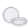 Caractere Gourmet Tallerken 23Cm White Cumulus