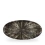 Stone Quartz Black Oval Chefs Tallerken 34.7 X 17.3Cm