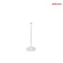 Pina Pro Table Lamp 105X290Mm White Silver Leaf 2,2W Led