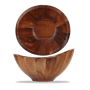 Wood Lrg Moonstone Bollecm 23 X 21.5 X 11Cm