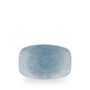 Raku Topaz Blue Chefs Oblong Tallerken 23.7 X 15.7Cm