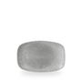 Raku Jasper Grey Chefs Oblong Tallerken 23.7 X 15.7Cm