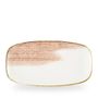 Homespun Accents Coral Chefs Oblong Plate 35,5x18,9cm