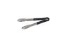 Louis Tellier Black PVC and stainless steel tongs - 30 cm - monobloc