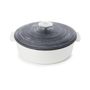 Revolution 2 Shallow Cocotte 11''/28Cm Matt Slate Style Induc.Cres.Argente