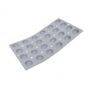 Elastomoule 30X20 Cm "Minihalvkule" Ø3 Cm 24 Stk