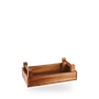 Wood Rect Crate 33 X 20 X 10Cm