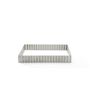Perforated Square Fluted St-Steel Tart Ring H 3 - 23 Cm