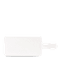 Plastic White Handled Melamine Paddle 26.6 X 14Cm