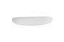 Opal White Opal * Organic Oblong Plate * 35 x 18.5cm