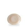 Stonecast Nutmeg Cream Orbit Oval Coupe Tallerken 19.2 X 16Cm