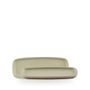 Emerge Speckled Green / Rectangular Plate  / 25.1 x 10cm