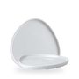 White Triangle Walled Chefs Tallerken 26Cm